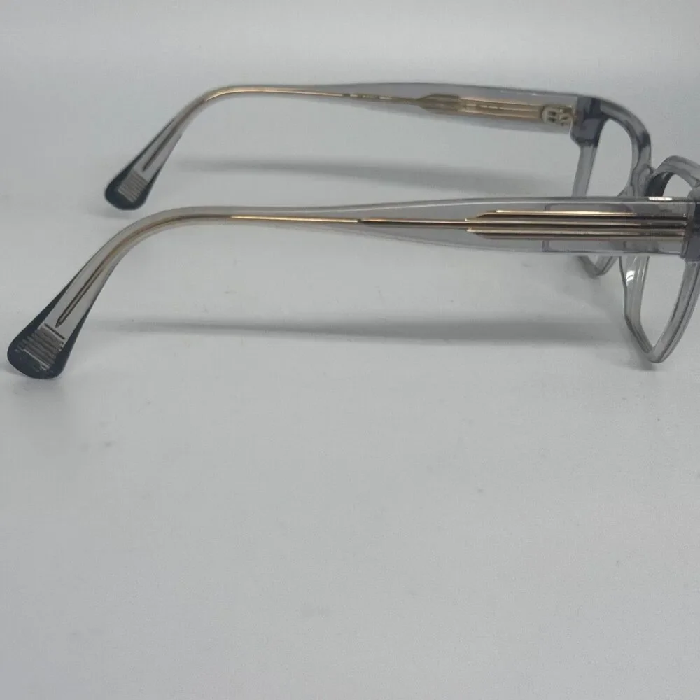 Gigi Studios Lola Gray Clear Eyeglasses‎ Frames 65511/4 52-17-150 H15666